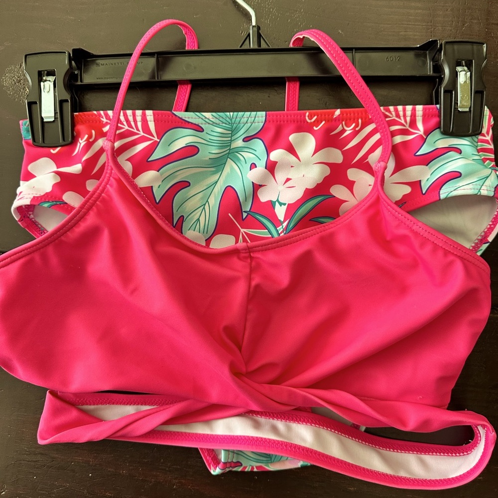 Pink Floral Bikini Set